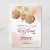 クリスマスオーナメントズマイニューホームホリデームービング 案内状 (正面)