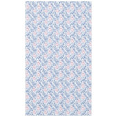 クリスマスオーナメントソフトブルーピンクトワール紙 テーブルクロス (正面)