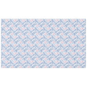 クリスマスオーナメントソフトブルーピンクトワール紙 テーブルクロス (正面(横))