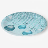 クリスマスオーナメントターコイズID251 ペーパープレート (アングル)