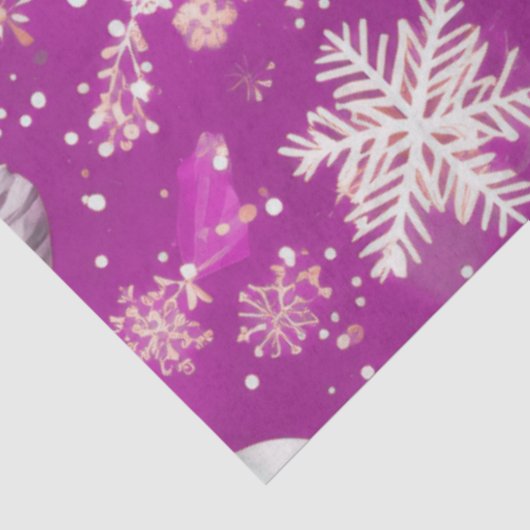 クリスマスオーナメントトナカイ雪片クリスマス 薄葉紙 (詳細)