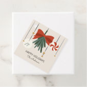 クリスマスオーナメントハッピーホリデー フェイバータグ (インサイチュ)