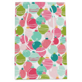 クリスマスオーナメントパターン抱き枕 ミディアムペーパーバッグ (正面)