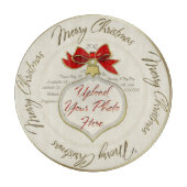 クリスマスオーナメントパーソナライズされた(フォトプレート) カッティングボード (正面)