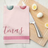 クリスマスオーナメントビクトリアンキッチンタオル キッチンタオル (四つ折り)