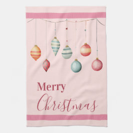 クリスマスオーナメントビクトリアンキッチンタオル キッチンタオル