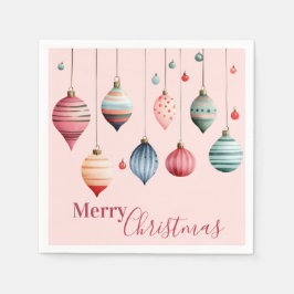 クリスマスオーナメントビクトリアンキッチン スタンダードカクテルナプキン