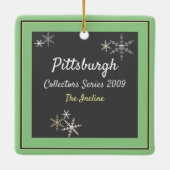 クリスマスオーナメントピッツバーグインクライン セラミックオーナメント (裏面)