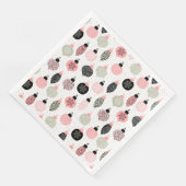 クリスマスオーナメントピンクと緑の白の背景 (コーナー)