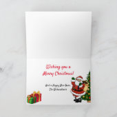 クリスマスオーナメントファミリーフォト シーズンカード (内部)