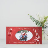 クリスマスオーナメントフォトカード シーズンカード (スタンド正面)