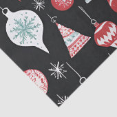 クリスマスオーナメントブラック 薄葉紙 (詳細)