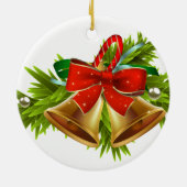 クリスマスオーナメントベルセラミックスオーナメント セラミックオーナメント (裏面)