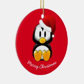 クリスマスオーナメントペンギン セラミックオーナメント (右)