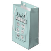 クリスマスオーナメントホリデイ抱き枕 スモールペーパーバッグ (裏面アングル)