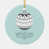 クリスマスオーナメントホリデーセラミックスオーナメント セラミックオーナメント (正面)