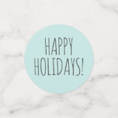 クリスマスオーナメントホリデーテーブル紙吹雪 コンフェッティ (スモール正面)