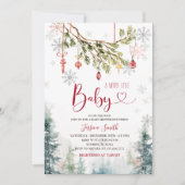 クリスマスオーナメントホリデーパーティー招待状 招待状 (正面)