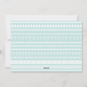 クリスマスオーナメントホリデーフォトカード シーズンカード (裏面)