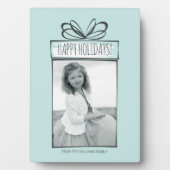 クリスマスオーナメントホリデーフォトテーブルトッププラーク フォトプラーク (正面)