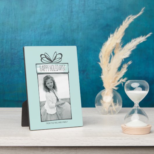 クリスマスオーナメントホリデーフォトテーブルトッププラーク フォトプラーク (側面)