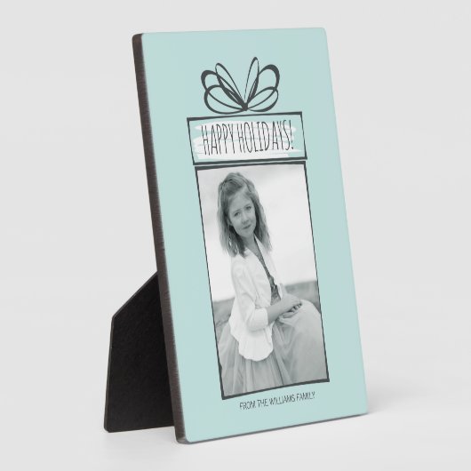 クリスマスオーナメントホリデーフォトテーブルトッププラーク フォトプラーク (側面)