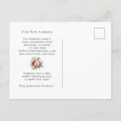 クリスマスオーナメントホリデーフローラニューホーム 案内ポストカード (裏面)