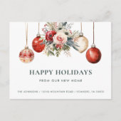 クリスマスオーナメントホリデーフローラニューホーム 案内ポストカード (正面)