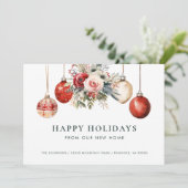 クリスマスオーナメントホリデーフローラニューホーム 案内状 (スタンド正面)