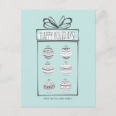 クリスマスオーナメントホリデーポストカード シーズンポストカード (正面)