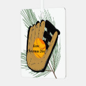 クリスマスオーナメントボーイウォン州ソフトボールシリーズ メタルオーナメント (正面左)