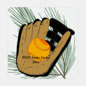 クリスマスオーナメントボーイウォン州ソフトボールシリーズ メタルオーナメント (裏面)