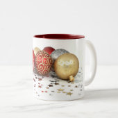 クリスマスオーナメントマグカップ ツートーンマグカップ (正面右)