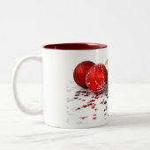 クリスマスオーナメントマグカップ ツートーンマグカップ (左)