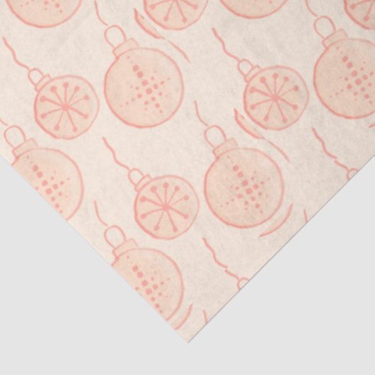 クリスマスオーナメントライトオレンジクリスマス 薄葉紙 (詳細)