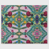 クリスマスオーナメントラッピング紙 ラッピングペーパー (フラット)