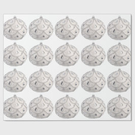 クリスマスオーナメントラッピング紙 ラッピングペーパー