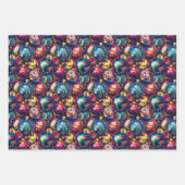 クリスマスオーナメントラップ紙 ラッピングペーパーシート (正面3)