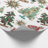 クリスマスオーナメントラップ紙 ラッピングペーパー (角)