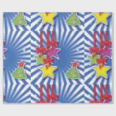 クリスマスオーナメントラップ紙 ラッピングペーパー (フラット)