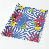 クリスマスオーナメントラップ紙 ラッピングペーパー (アンロールド)