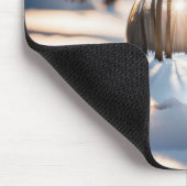 クリスマスオーナメントレンズボール マウスパッド (コーナー)