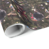 クリスマスオーナメントロッキングホースツリー ラッピングペーパー (ロールコーナー)