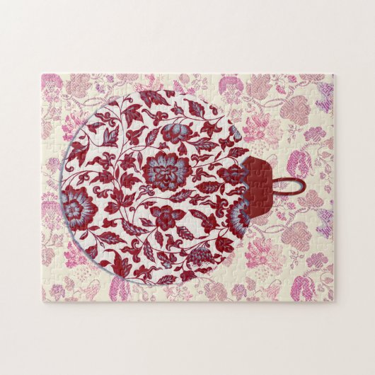 クリスマスオーナメントヴィンテージスタイルパズル ジグソーパズル (横)