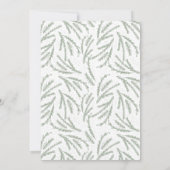 クリスマスオーナメント交換パーティーヴィンテージバウブル 招待状 (裏面)