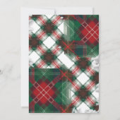 クリスマスオーナメント交換招待状12月 招待状 (裏面)