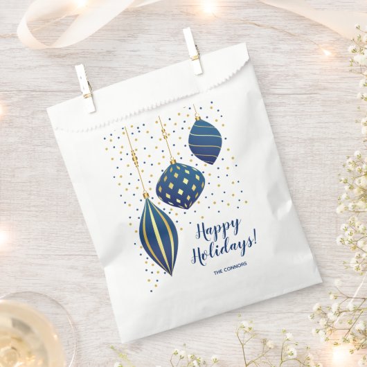 クリスマスオーナメント休日 フェイバーバッグ (クリップ留めされた状態)