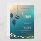 クリスマスオーナメント会社クリスマスパーティー 招待状 (正面)