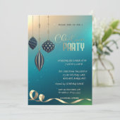 クリスマスオーナメント会社クリスマスパーティー 招待状 (スタンド正面)