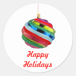 クリスマスオーナメント封筒用シール ラウンドシール